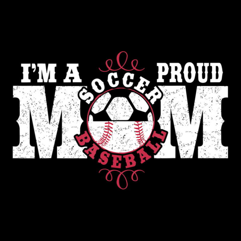 I'm A Proud Soccer Baseball Mom Combined Sports Adjustable Cap by Kemriban527 | Artistshot