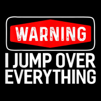 Parkour Warning I Jump Over Everything Free Running T Shirt Cropped Hoodie | Artistshot