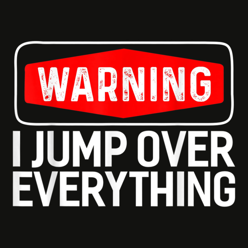 Parkour Warning I Jump Over Everything Free Running T Shirt Scorecard Crop Tee by cm-arts | Artistshot