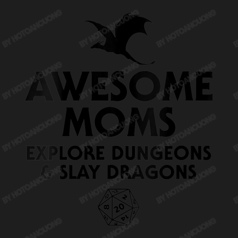 Womens Awesome Moms Explore Dungeons And Slay Dragons, Dragon Mom V-ne Classic T-shirt by hotoancuong | Artistshot