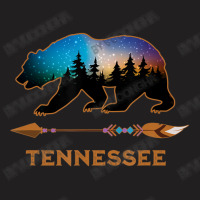 Tennessee Black Bear Wildlife Starry Night Sky Souvenir T-shirt | Artistshot