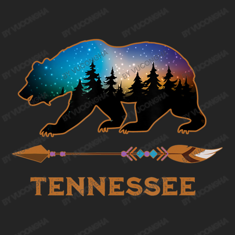 Tennessee Black Bear Wildlife Starry Night Sky Souvenir 3/4 Sleeve Shirt | Artistshot