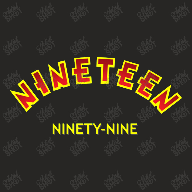 Nineteen Ninety Nine Animation   1999 Ladies Fitted T-Shirt by lainmundur | Artistshot