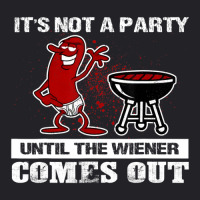 It's Not A Party Until The Wiener Comes Out Hot Dog Bbq Youth Tee | Artistshot