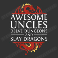 Womens Awesome Uncles Delve Dungeons And Slay Dragons Rpg Gaming V-nec Baby Bodysuit | Artistshot