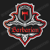 Womens Barbarian Class Emblem Dungeons And Rpg Dragons V-neck Classic T-shirt | Artistshot