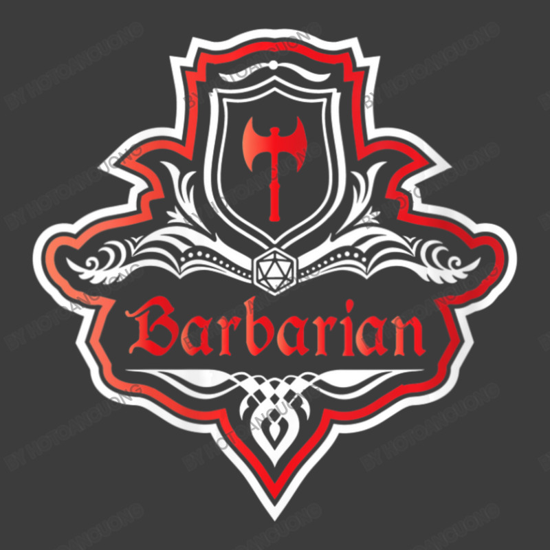 Womens Barbarian Class Emblem Dungeons And Rpg Dragons V-neck Men's Polo Shirt by hotoancuong | Artistshot