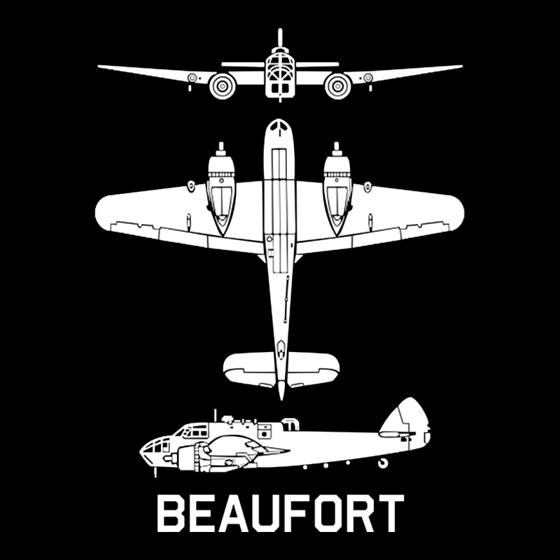 Bristol Beaufort British Ww2 Torpedo Bomber Plane Cutout Silhouettes G Long Sleeve Shirts by Kanmosrin52 | Artistshot