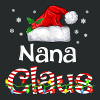 Nana Claus Christmas Pajama Family Matching Xmas Light T Shirt Women's Triblend Scoop T-shirt | Artistshot