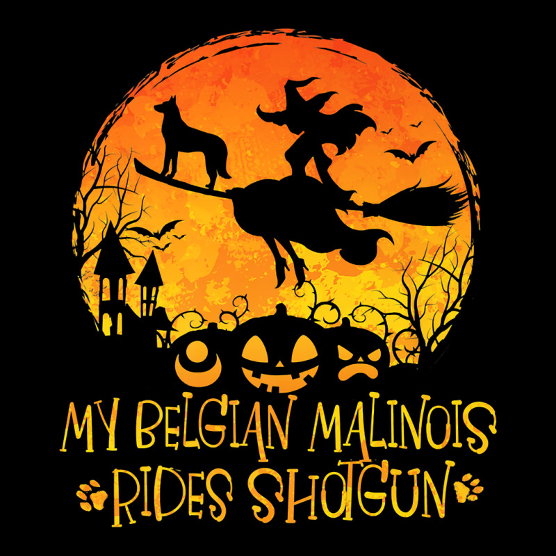 Halloween Belgian Malinois Rides Shotgun Funny Dog Lover Premium T Shi Legging by cm-arts | Artistshot