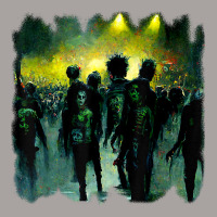 Zombies In A Rock Concert. Good Time For The Non Living T Shirt Racerback Tank | Artistshot