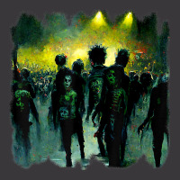 Zombies In A Rock Concert. Good Time For The Non Living T Shirt Ladies Curvy T-shirt | Artistshot