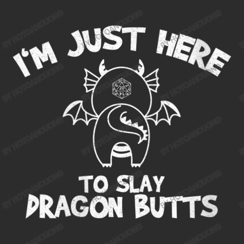 Womens Because I'm The Dm Dungeons Rpg Dice Cute Dragons V-neck Exclusive T-shirt by hotoancuong | Artistshot