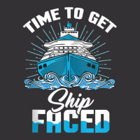 Time To Get Ship Faced   Funny Cruise Ship Family Vacation Tank Top Vintage Short | Artistshot