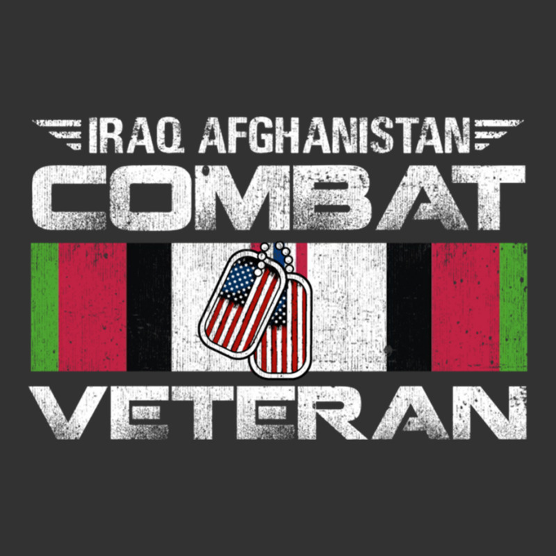 Iraq Afghanistan Combat Veteran Proud Army Military Vintage Pullover H Baby Bodysuit by cm-arts | Artistshot