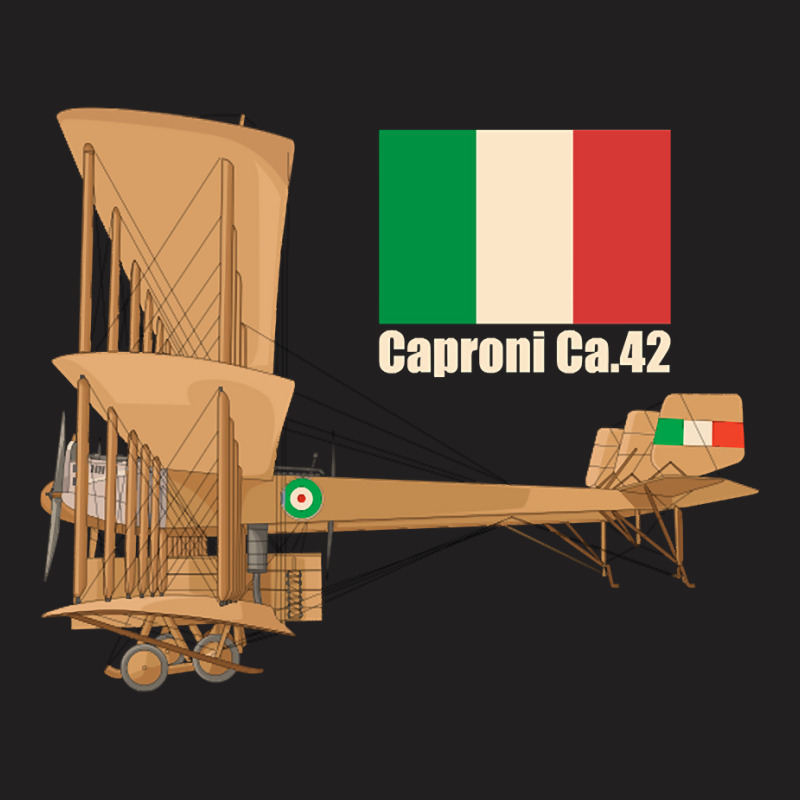 Caproni Ca4 Ca42 Ww1 Italian Heavy Bomber Triplane Plane Diagram Gifts T-shirt | Artistshot