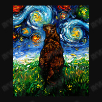 Tortoiseshell Tortie Starry Night Kitty Cat Art By Aja Crop Top | Artistshot