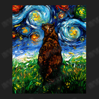 Tortoiseshell Tortie Starry Night Kitty Cat Art By Aja Ladies Polo Shirt | Artistshot