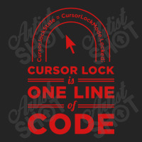 Cursor Lock Is One Line Of Code 3/4 Sleeve Shirt | Artistshot