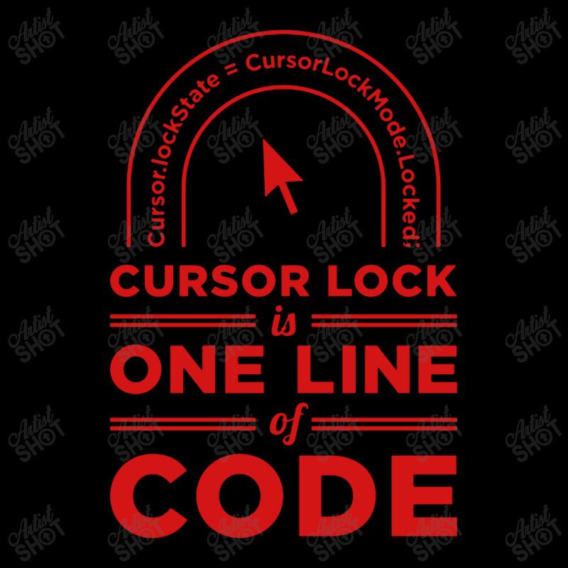 Cursor Lock Is One Line Of Code Zipper Hoodie | Artistshot