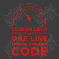 Cursor Lock Is One Line Of Code Men's Polo Shirt | Artistshot