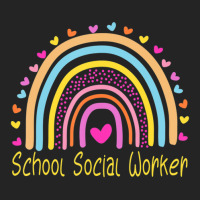 School Social Worker Rainbow 3/4 Sleeve Shirt | Artistshot