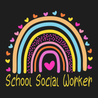 School Social Worker Rainbow Classic T-shirt | Artistshot