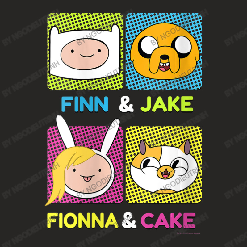 Womens Cn Adventure Time Finn & Jake Fionna & Cake Box Up Ladies Fitted T-Shirt by ngodieutrinh | Artistshot