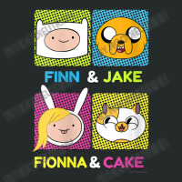 Womens Cn Adventure Time Finn & Jake Fionna & Cake Box Up Women's Triblend Scoop T-shirt | Artistshot