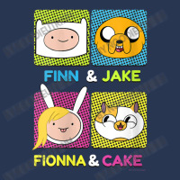 Womens Cn Adventure Time Finn & Jake Fionna & Cake Box Up Ladies Denim Jacket | Artistshot