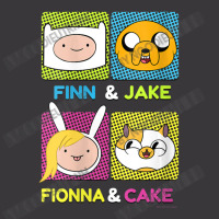 Womens Cn Adventure Time Finn & Jake Fionna & Cake Box Up Ladies Curvy T-shirt | Artistshot