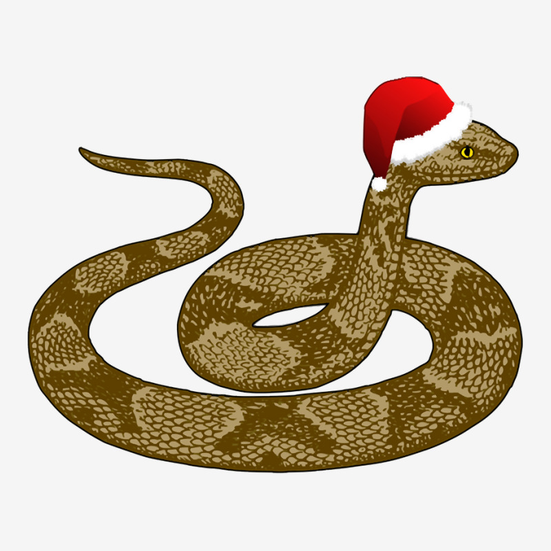 Merry Hissmas Christmas Santa Hat Copperhead Snake Long Sleeve T Shirt Baby Bibs | Artistshot