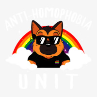 Homophobia Unit German Shepherd Ladies Fitted T-shirt | Artistshot