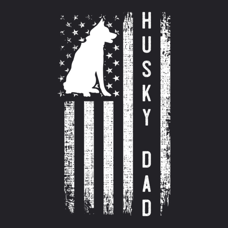 Mens Husky Lover Siberian Husky Dad American Flag Dog Lover Youth Tee by Konlasa6638 | Artistshot