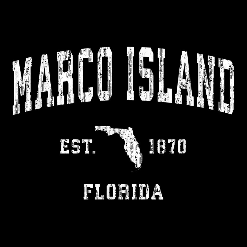 Marco Island Florida Fl Vintage Athletic Sports Design T Shirt Adjustable Cap by cm-arts | Artistshot