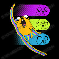 Womens Cn Adventure Time Jake Neon Faces Baby Tee | Artistshot