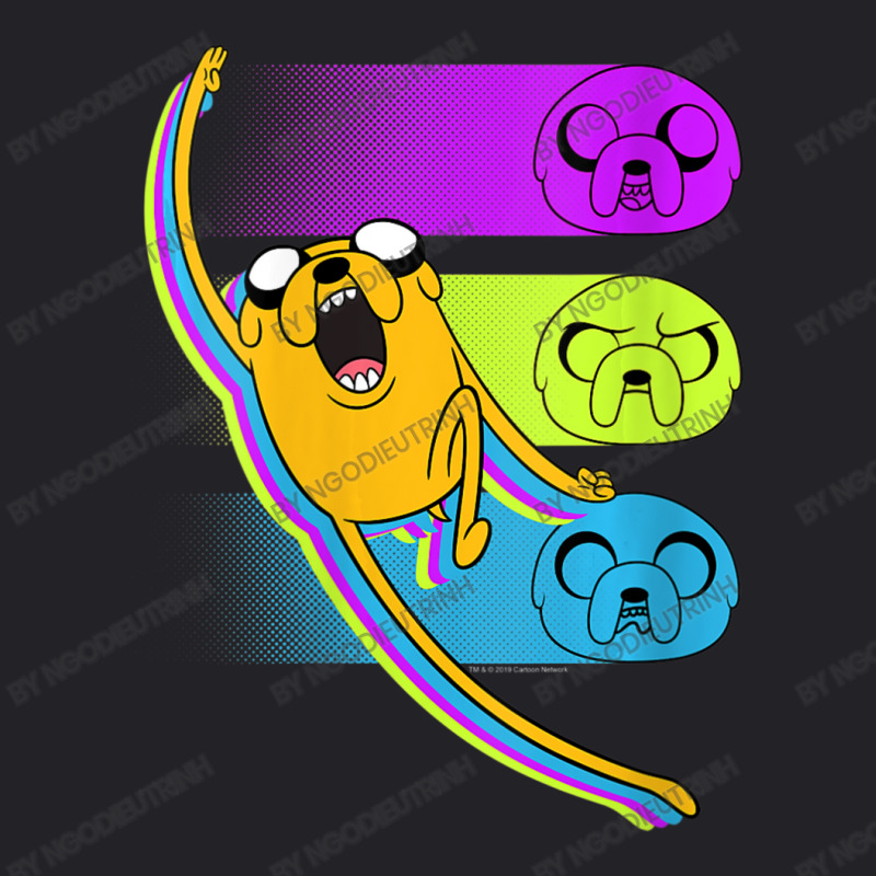 Womens Cn Adventure Time Jake Neon Faces Youth Tee by ngodieutrinh | Artistshot