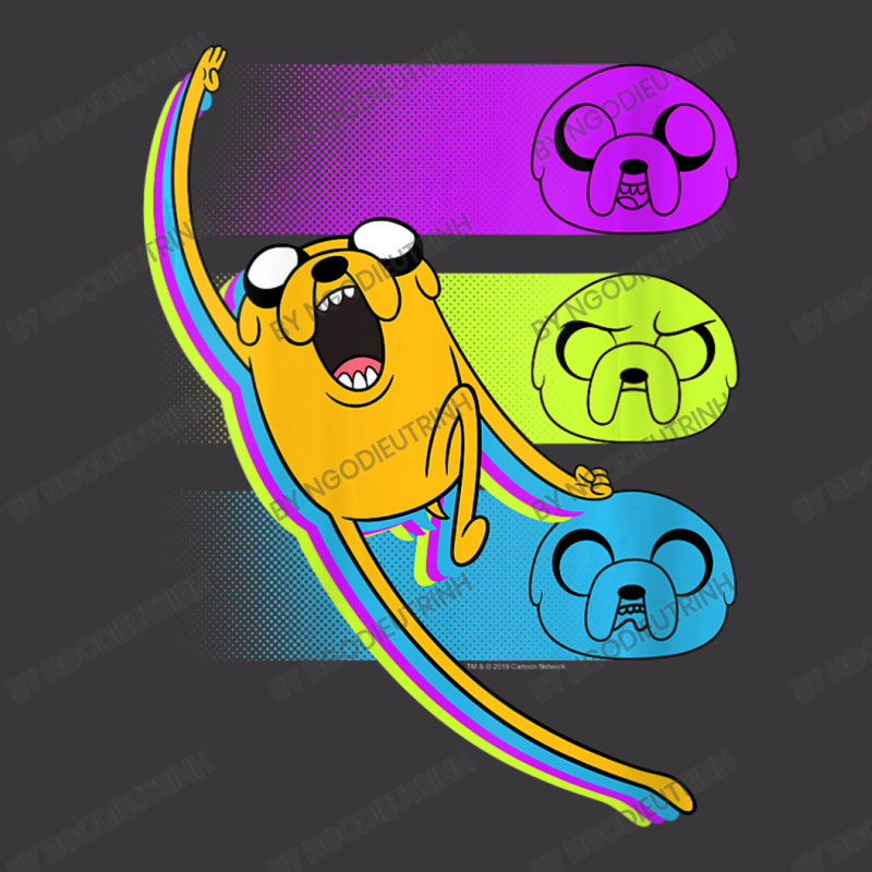 Womens Cn Adventure Time Jake Neon Faces Ladies Curvy T-Shirt by ngodieutrinh | Artistshot