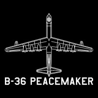 Convair B-36 Peacemaker Airplane Aircraft Blueprint Plane Art Women's V-neck T-shirt | Artistshot