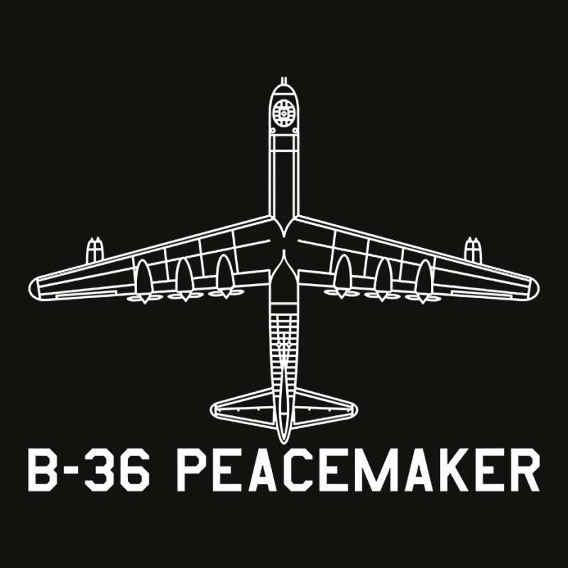 Convair B-36 Peacemaker Airplane Aircraft Blueprint Plane Art Scorecard Crop Tee | Artistshot