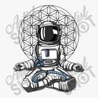 Space Astronaut Yoga Meditation Ladies Fitted T-shirt | Artistshot