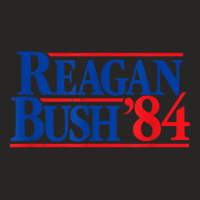 Reagan Bush '84 Vintage Republican T Shirt Ladies Fitted T-shirt | Artistshot