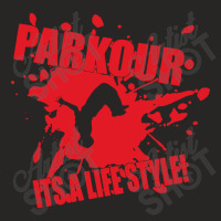 Parkour Ladies Fitted T-shirt | Artistshot