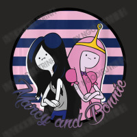 Womens Cn Adventure Time Marcy And Bonnie Striped Portrait Ladies Fitted T-shirt | Artistshot