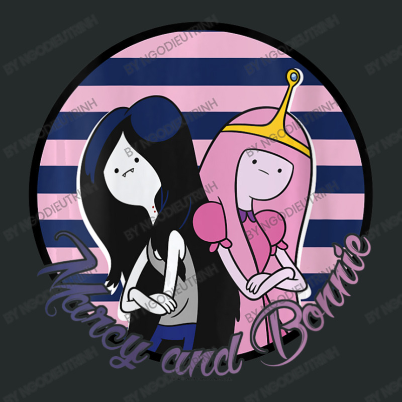 Womens Cn Adventure Time Marcy And Bonnie Striped Portrait Women's Triblend Scoop T-shirt by ngodieutrinh | Artistshot