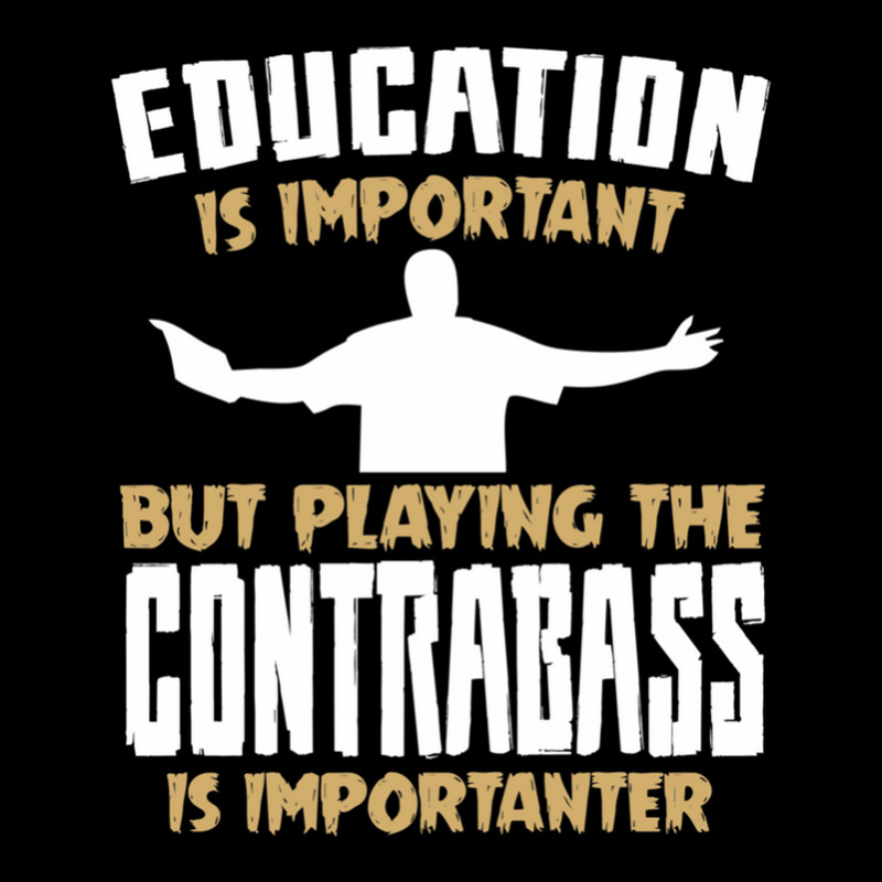 Contrabass Playing Is Importanter Quote V-Neck Tee by cm-arts | Artistshot