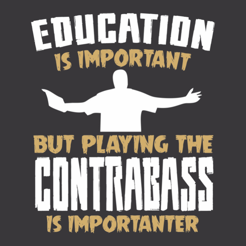 Contrabass Playing Is Importanter Quote Ladies Curvy T-Shirt by cm-arts | Artistshot