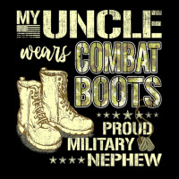 My Uncle Wears Combat Boots Dog Tags Proud Military Nephew V-neck Tee | Artistshot