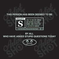 Rated S For Sarcastic T-shirt | Artistshot