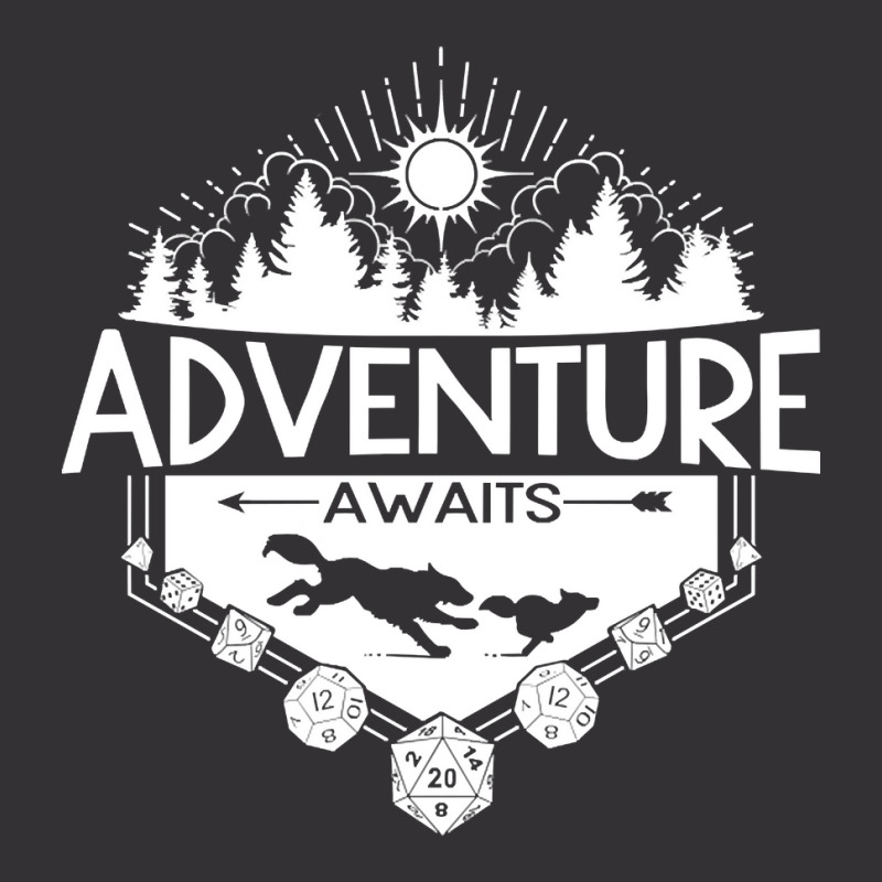 Adventure Awaits - White Version Vintage Short | Artistshot